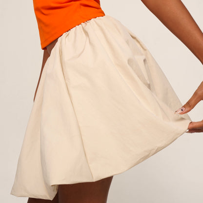 WOMEN'S SKIRT CLOUD CREAM