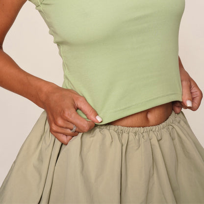 WOMEN'S SKIRT CLOUD LIGHT GREEN