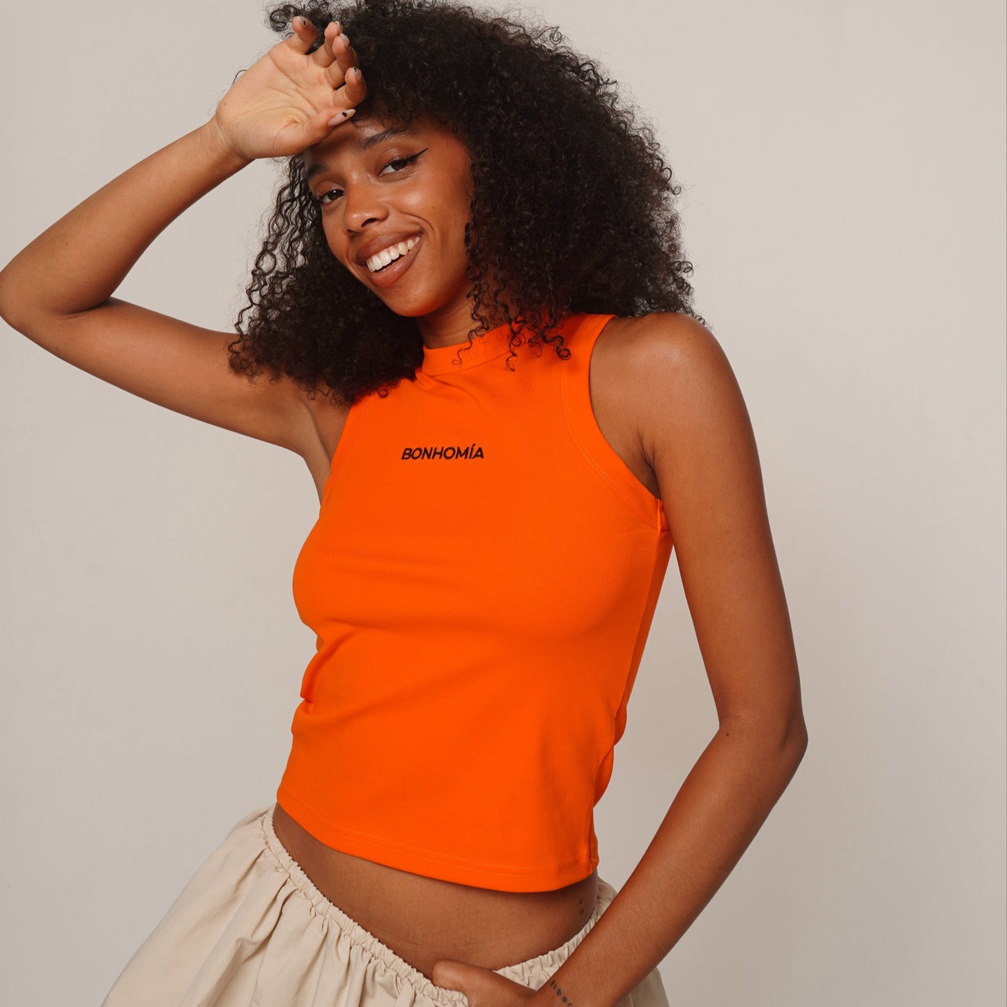 WOMEN'S T-SHIRT TINA BRIGHT ORANGE