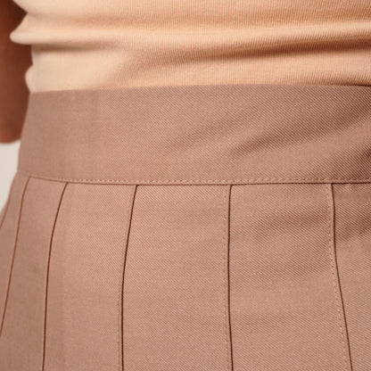 SKIRT-SHORT SCHOOL GIRL BEIGE