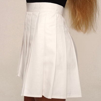 SKIRT-SHORT SCHOOL GIRL WHITE