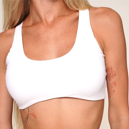 WOMEN'S TOP STRETCH WHITE