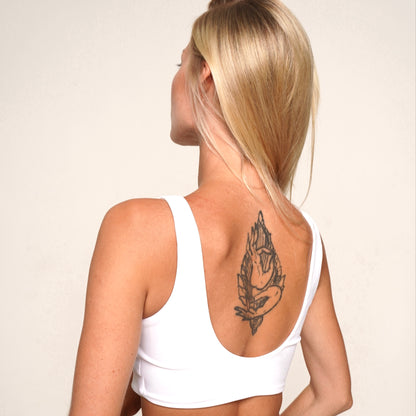 WOMEN'S TOP STRETCH WHITE