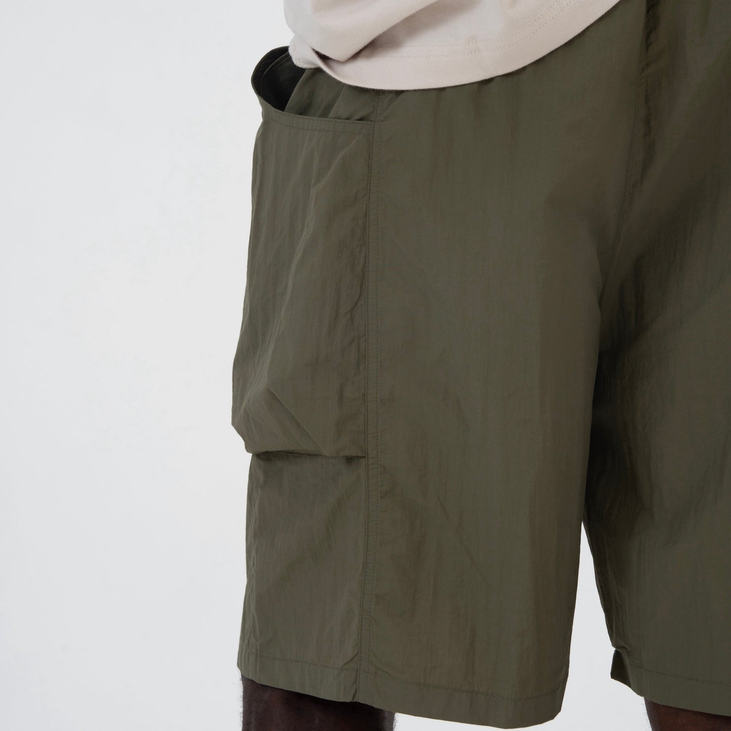 MEN'S SHORT PREMIUM NYLON GREEN-KHAKI