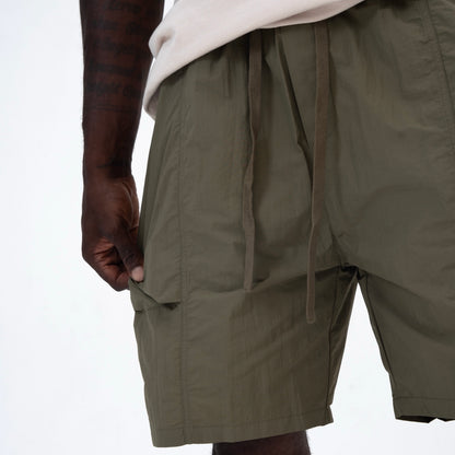 MEN'S SHORT PREMIUM NYLON GREEN-KHAKI