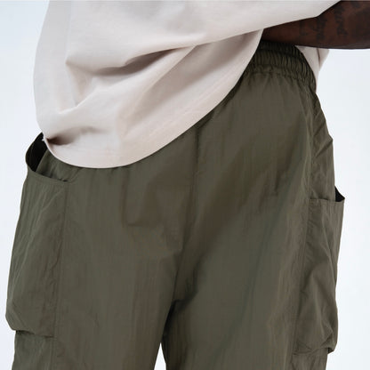 MEN'S SHORT PREMIUM NYLON GREEN-KHAKI