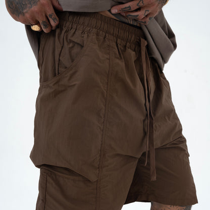 MEN'S SHORT PREMIUM NYLON BROWN