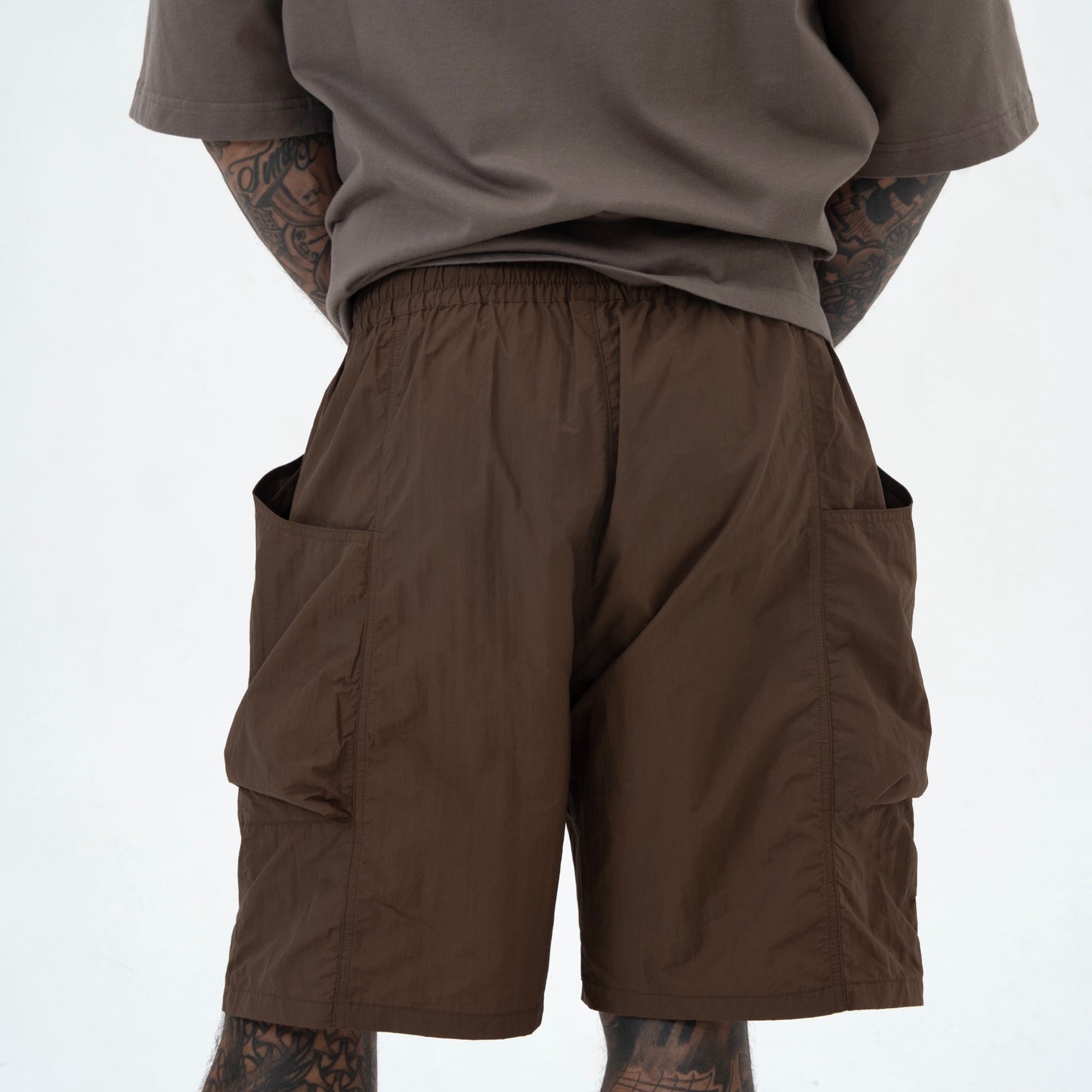 MEN'S SHORT PREMIUM NYLON BROWN