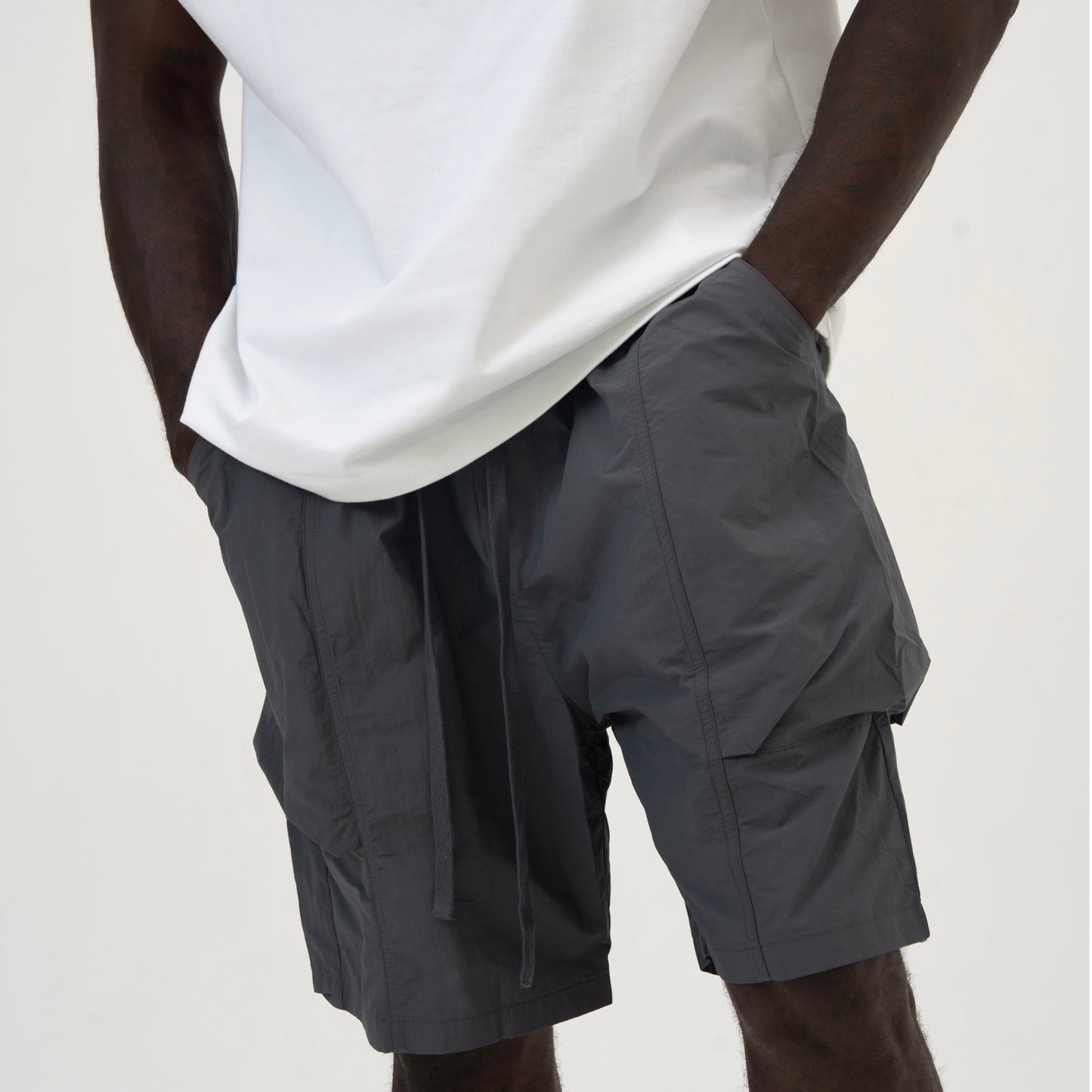 MEN'S SHORT PREMIUM NYLON GRAY